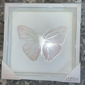 Butterfly foil wall art